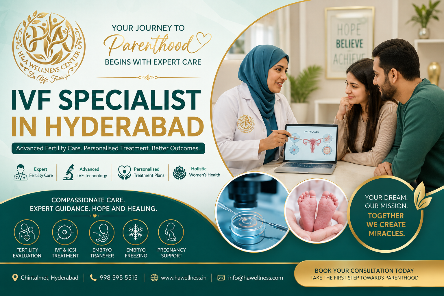 IVF Specialist in Hyderabad helping couples with advanced fertility treatment