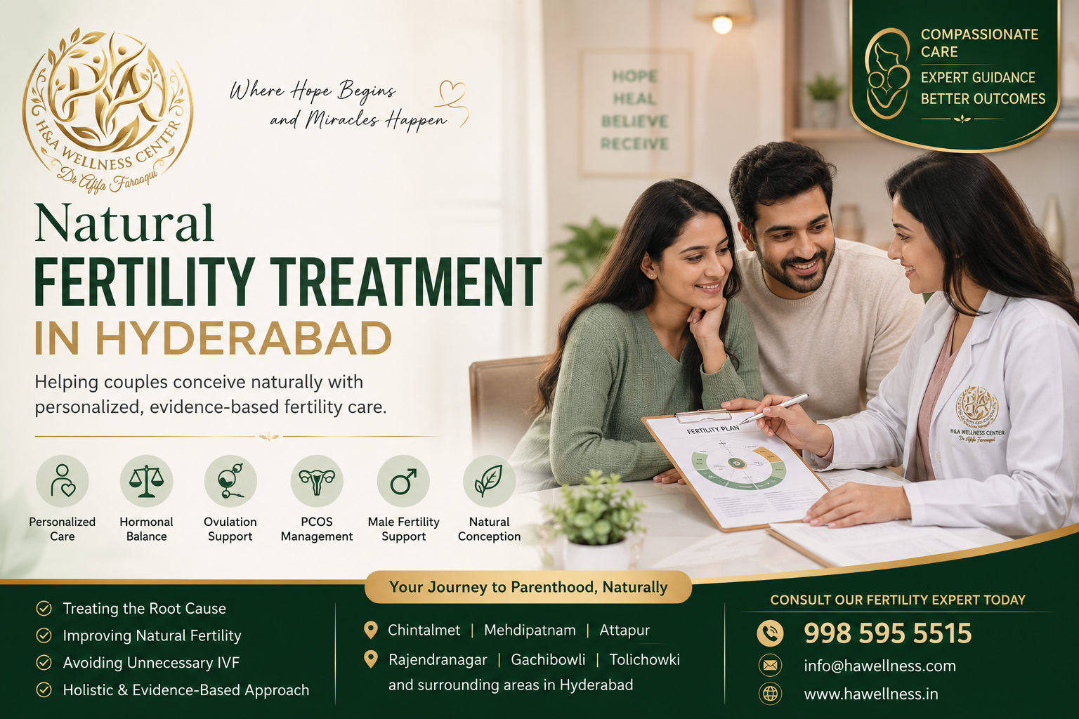 Natural Fertility Treatment in Hyderabad helping couples conceive naturally