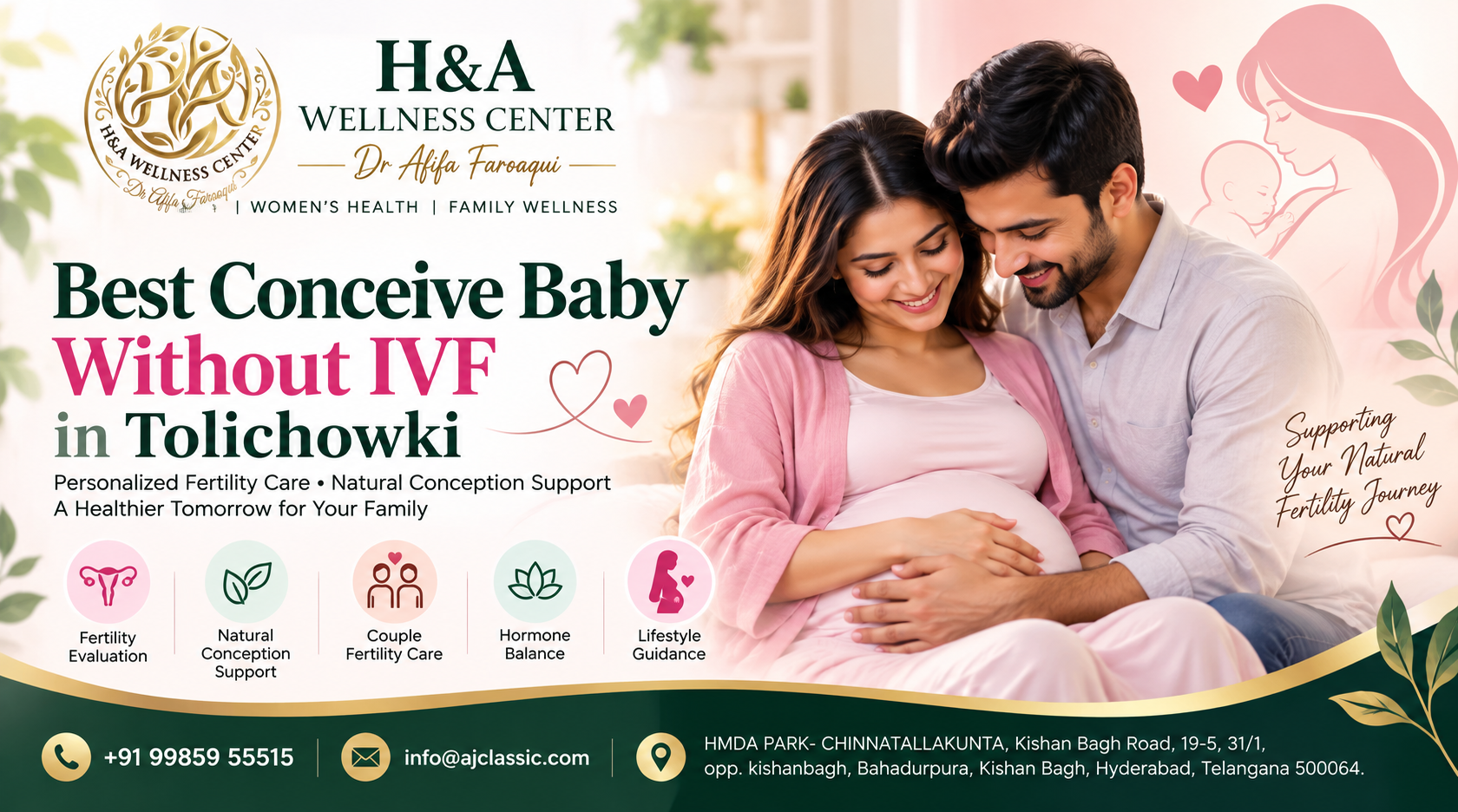 Best Conceive Baby Without IVF in Tolichowki at HA Wellness Clinic